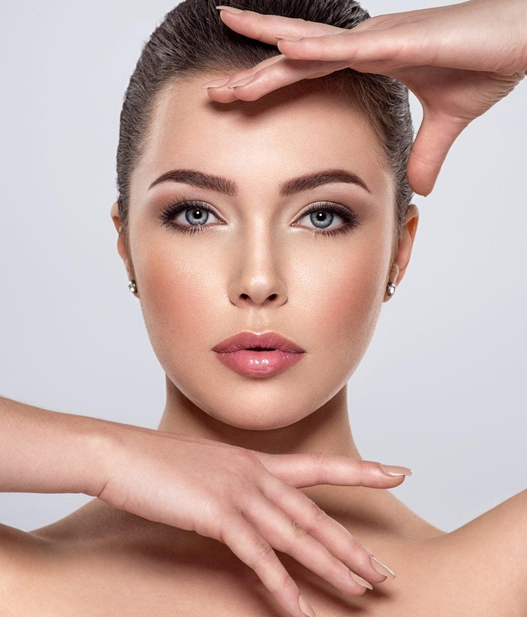 Adult woman with beautiful face Adult woman with beautiful face